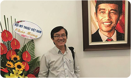 Làm tranh gốm bằng cả trái tim